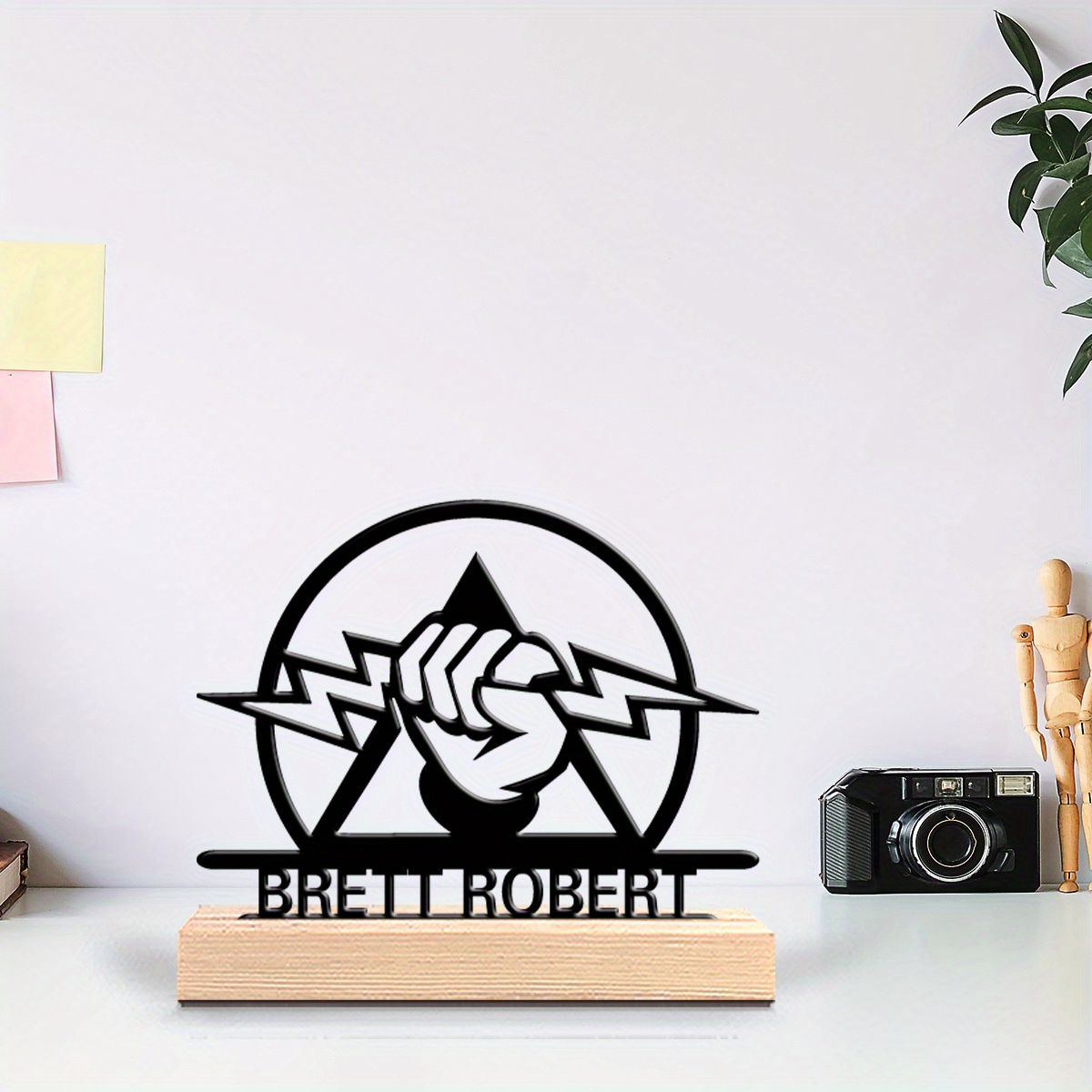 맞춤 각인 전기 엔지니어 금속 데스크 사인 나무 받침대 - Office Tech Gifts For Men 리뷰 및 가격